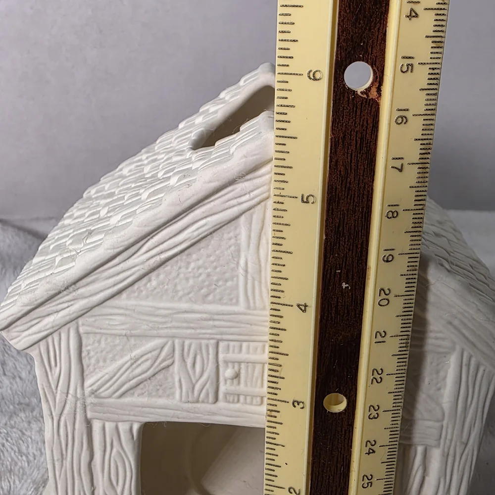 PARTYLITE 'O' Little Town Kings'  TEALIGHT HOLDER‎ PORCELAIN BISQUE  #P7314